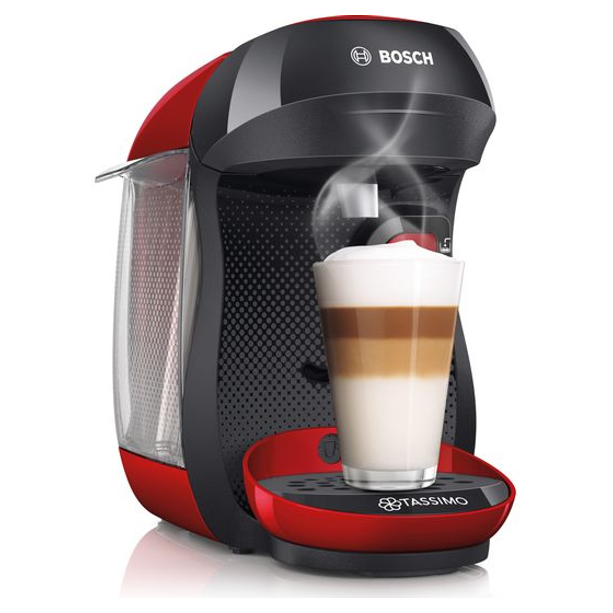 Bosch Tas1003gb Tassimo Happy Coffee Machine Red Ebay