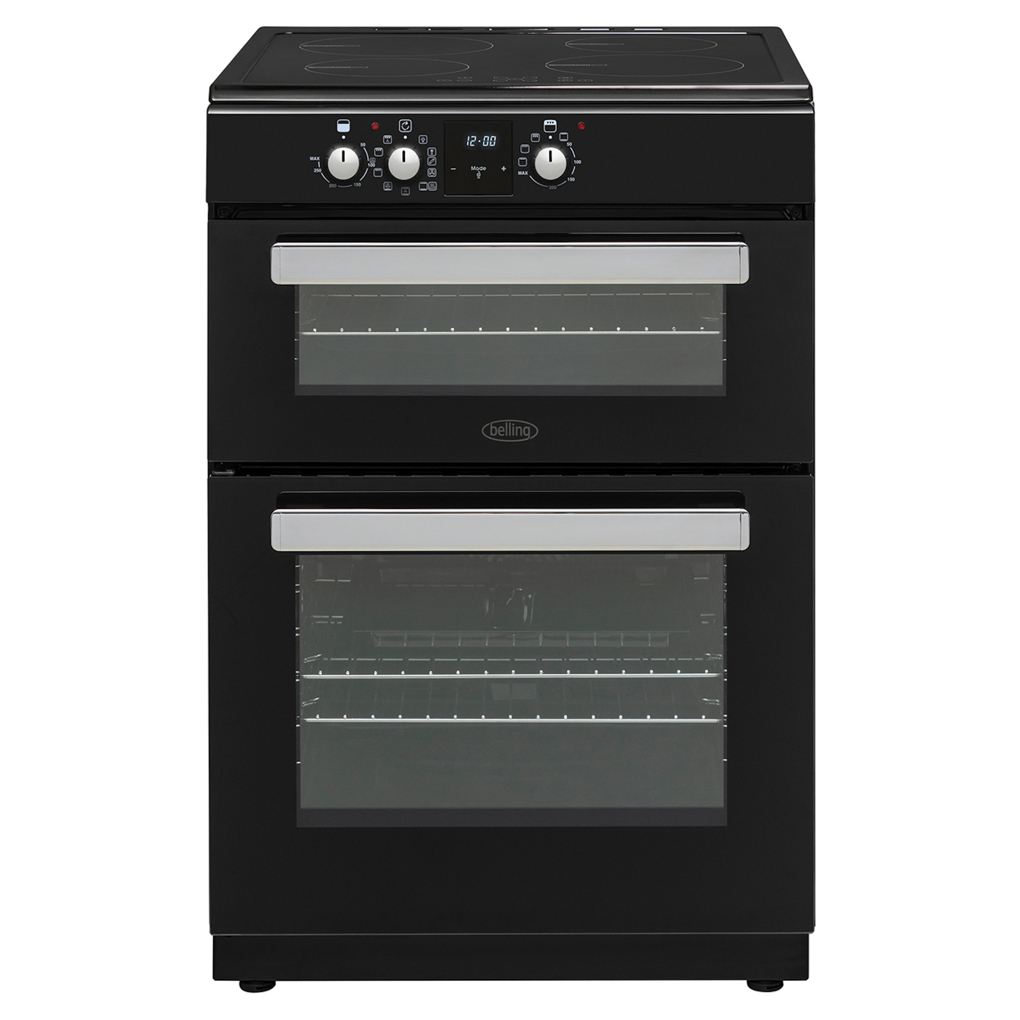 Belling FSI608MFTCBLK 600mm Electric Cooker with Induction Hob