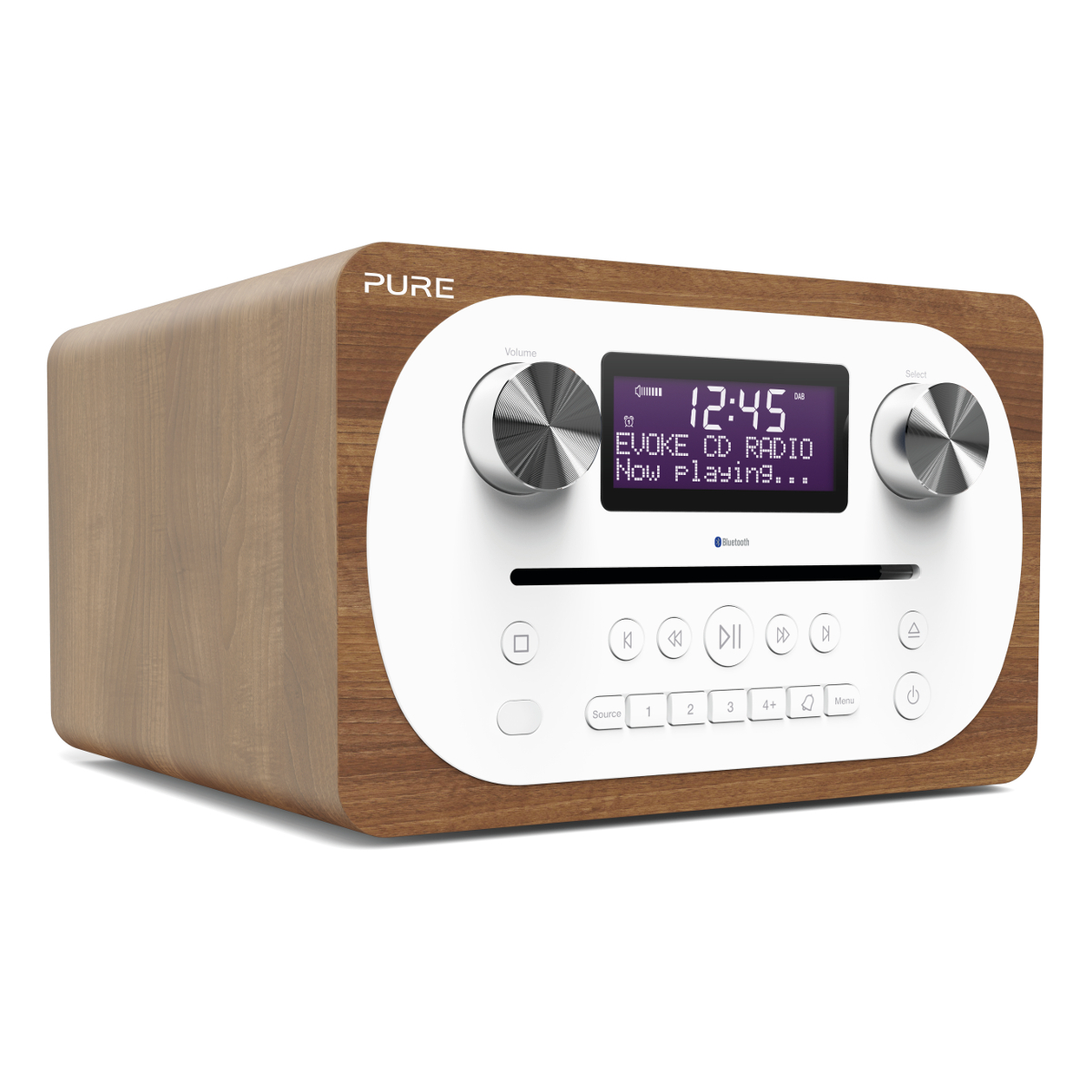 Pure Evoke CD4 Bluetooth Radio DAB+/FM/CD player Walnut eBay