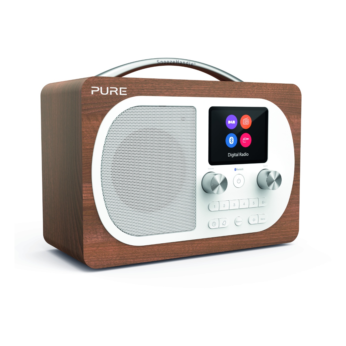 Pure Evoke H4 DAB/FM Radio with Bluetooth Walnut 759454829711 eBay