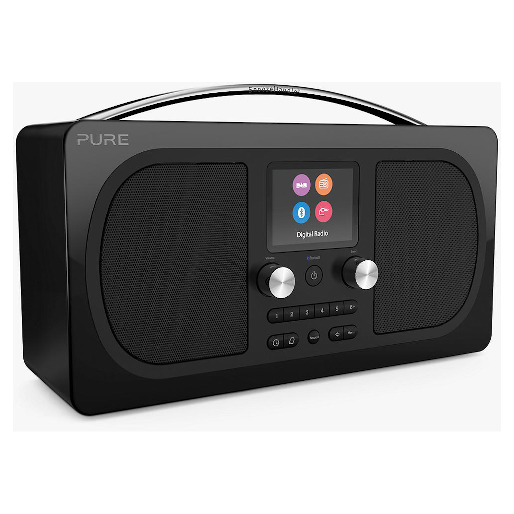 Pure EVOKEH6PRESBK DAB/DAB+ Stereo Bluetooth Radio 759454510763 eBay