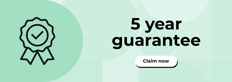 Claim Free 5 Year Warranty