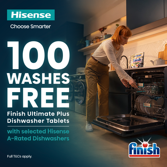 Claim 100 free washes with your Dishwasher