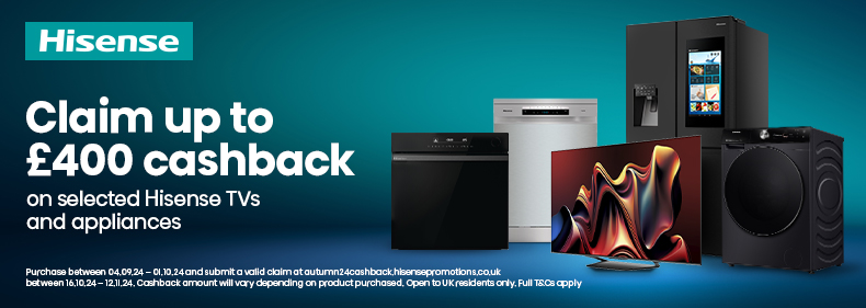 Save with Hisense Autumn Cashback