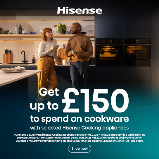 Free Cookware voucher worth up to £100