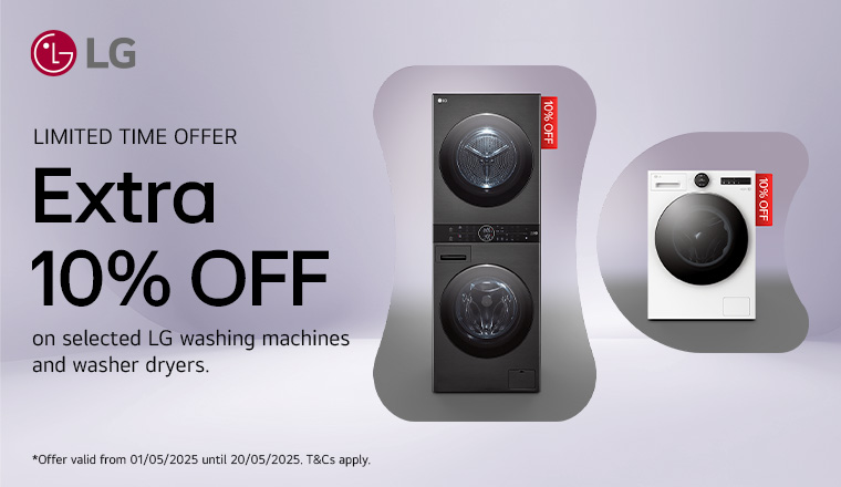 10% off with voucher code LG10WASH
