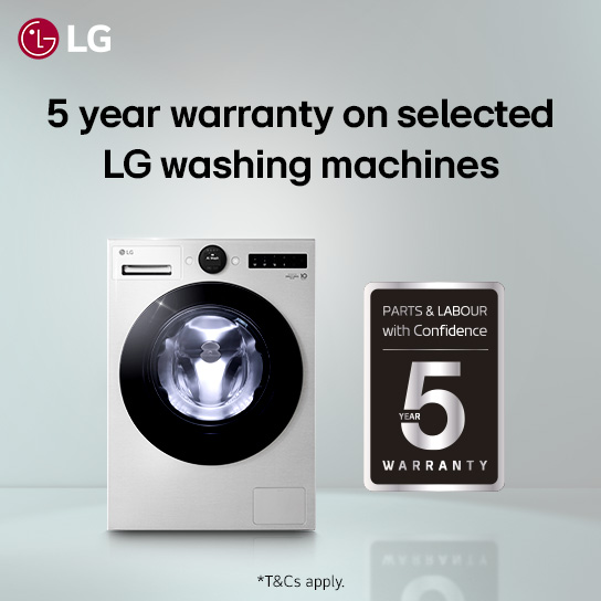 Claim 5 Year warranty