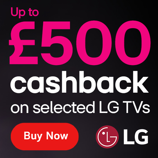 Claim up to £500 cashback