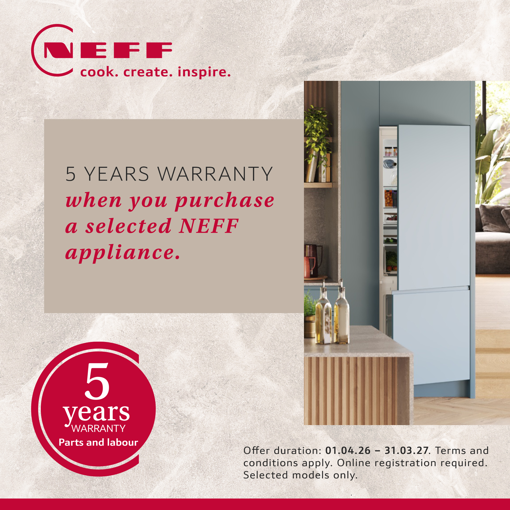 Claim Free 5 Year Warranty