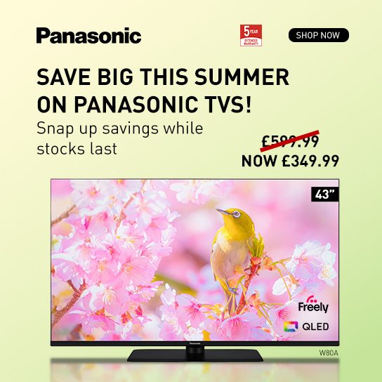 Save big on Panasonic TVs!
