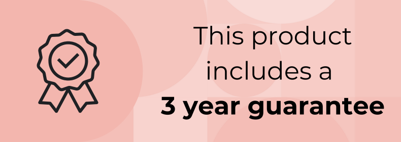 Claim 3 Year Warranty