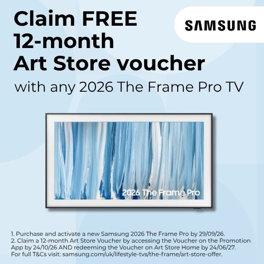 Claim free 12 month Art Store voucher with purchase