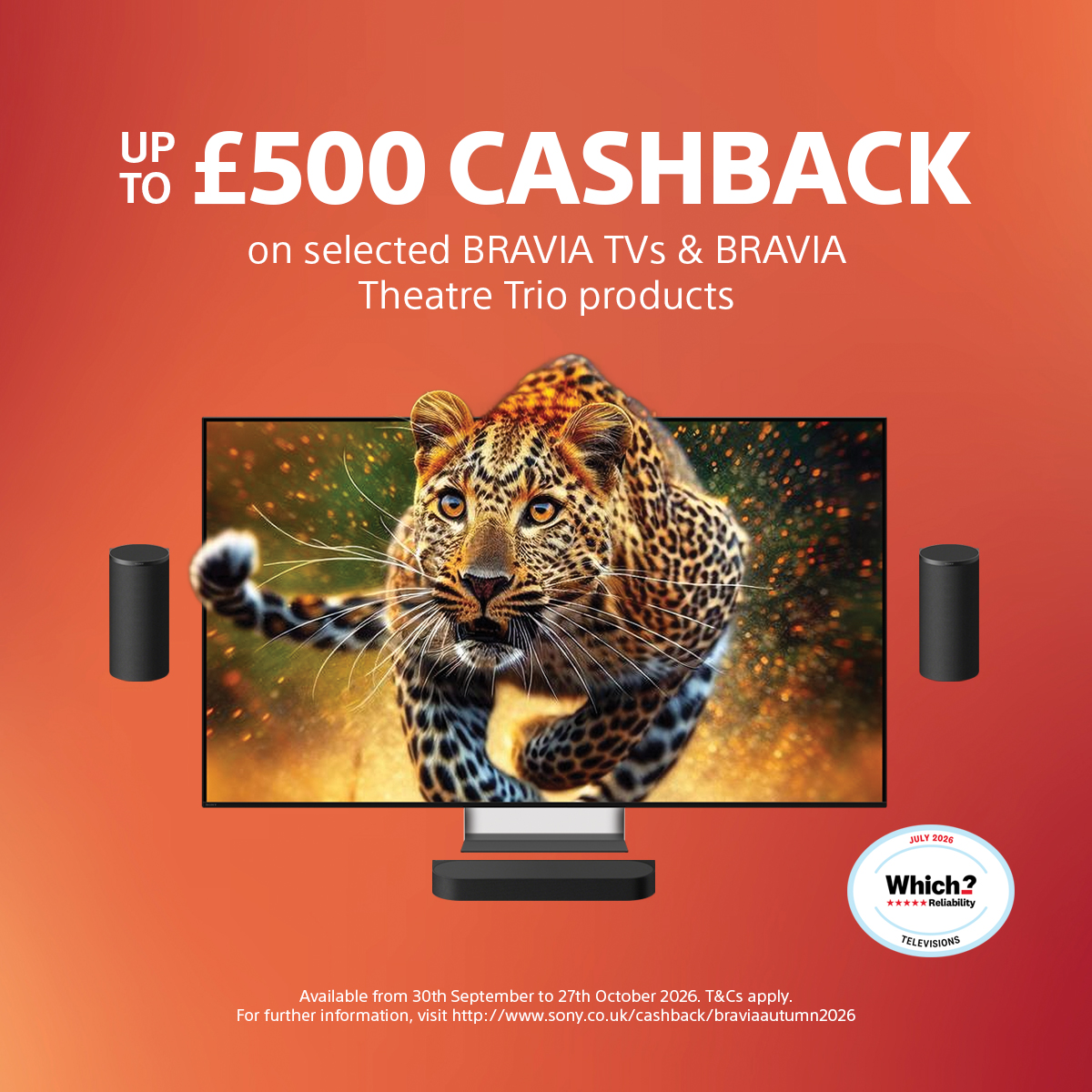 Claim £100 cashback - learn more