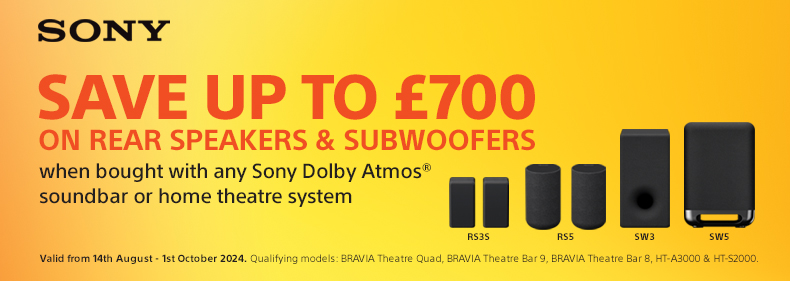 Save up to £700 when purchase with selected soundbars