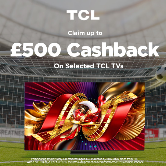 Claim up to £500 cashback
