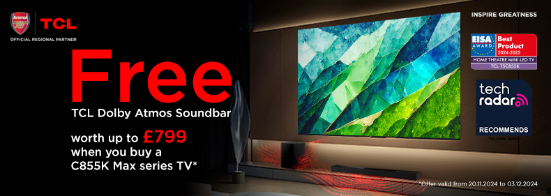 Free S55H Soundbar with this TV